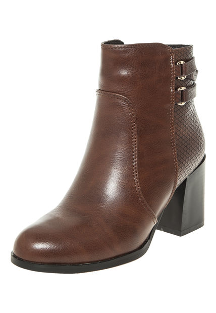 Femenino Calzado Botines Botín Marrón Sormani Botín Marrón Sormani. Modelo de vestir. JWVKMNJ